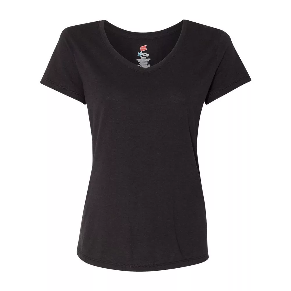 Hanes Perfect-T Women’s Triblend V-Neck T-Shirt 42VT