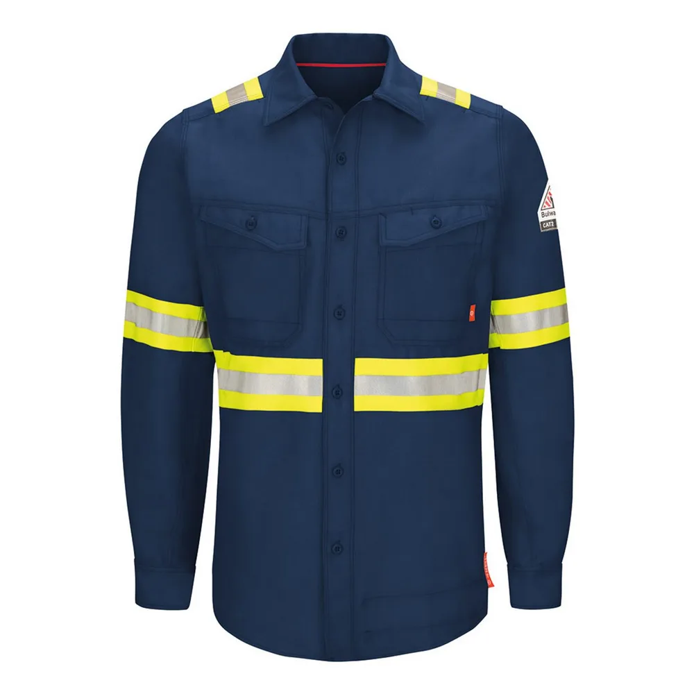 Bulwark iQ Series® Endurance Enhanced Visibility Work Shirt - Tall Sizes QS40ET